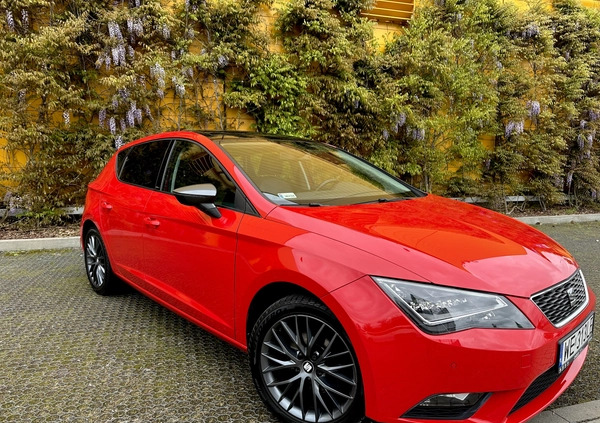 Seat Leon cena 49900 przebieg: 134000, rok produkcji 2015 z Warszawa małe 254
